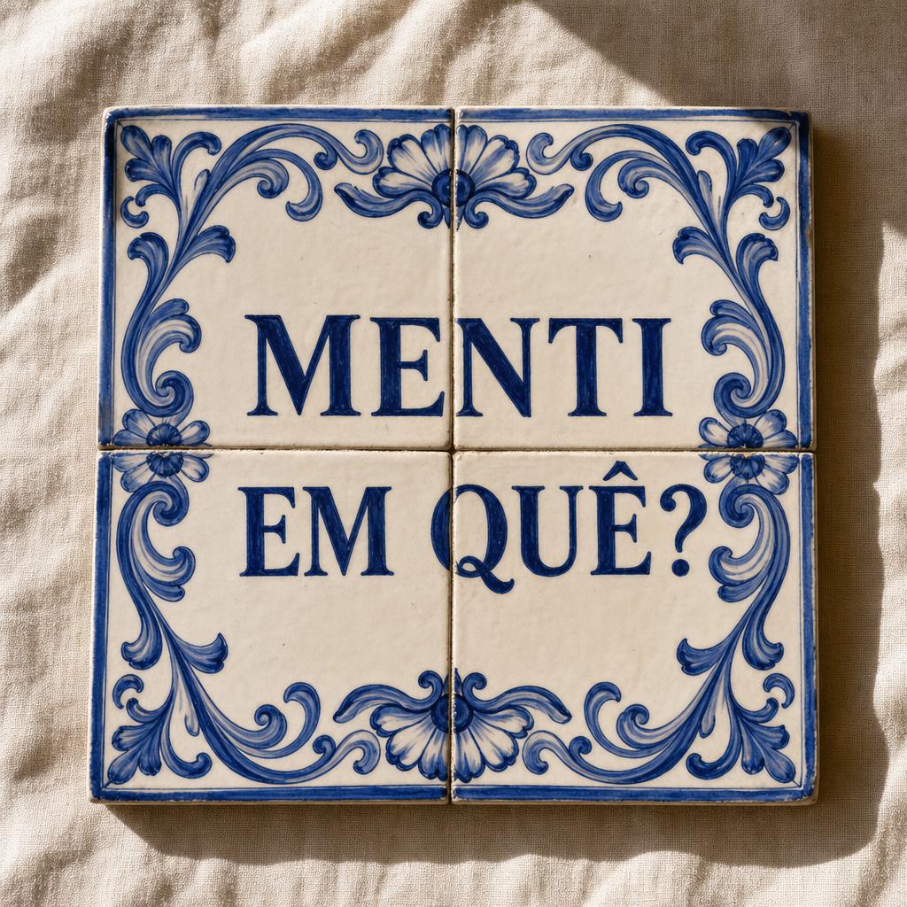 Menti em Quê?